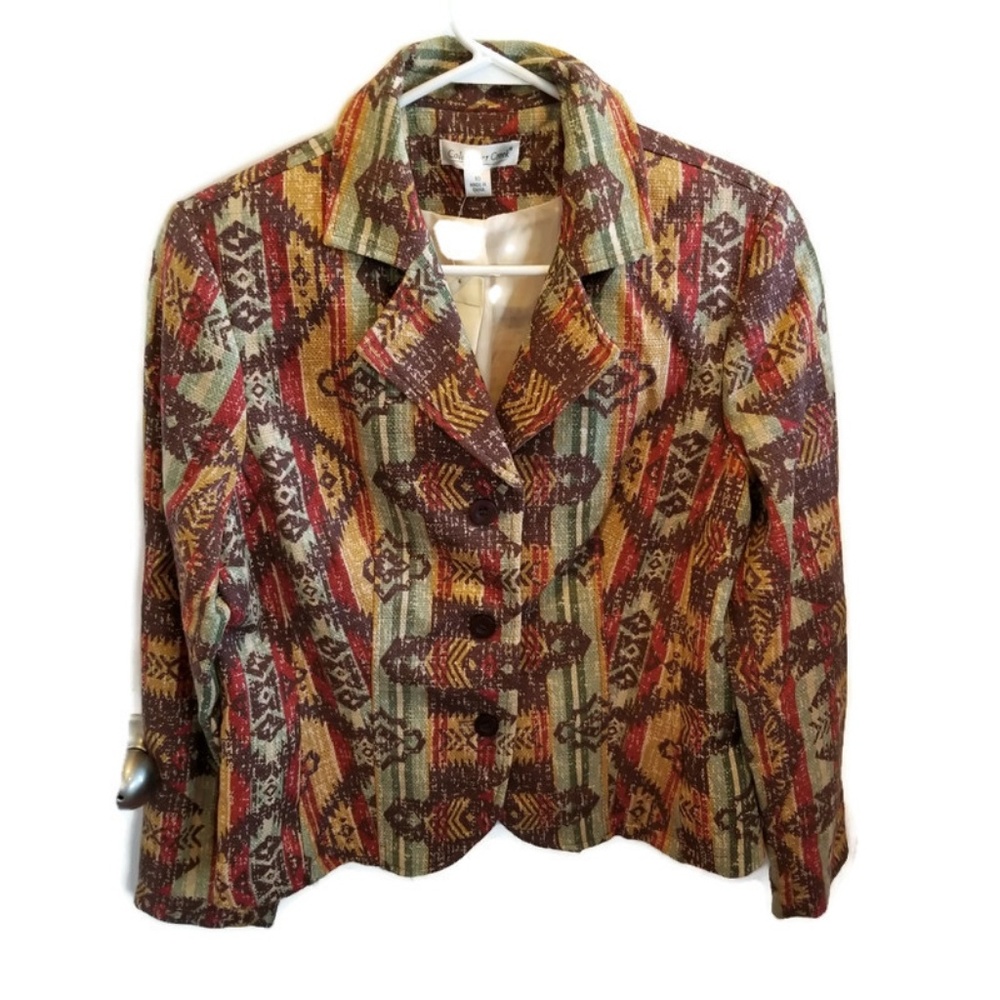 Coldwater Creek Southwest Jacket Blazer